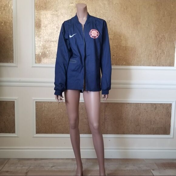 Limited Edition NIKE NBA NY knicks blue jacket S - Picture 5 of 9